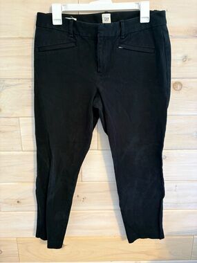 GAP Black Ankle Crop Ponte Pants